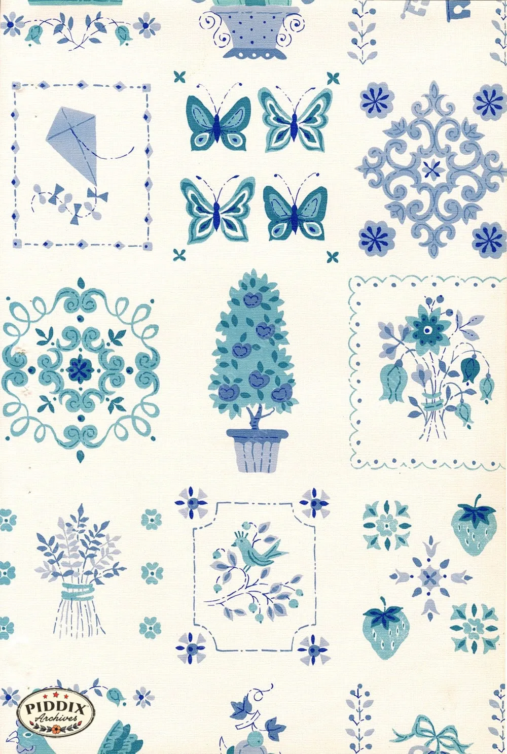 PDXC8888a & b -- Mid-Century Patterns