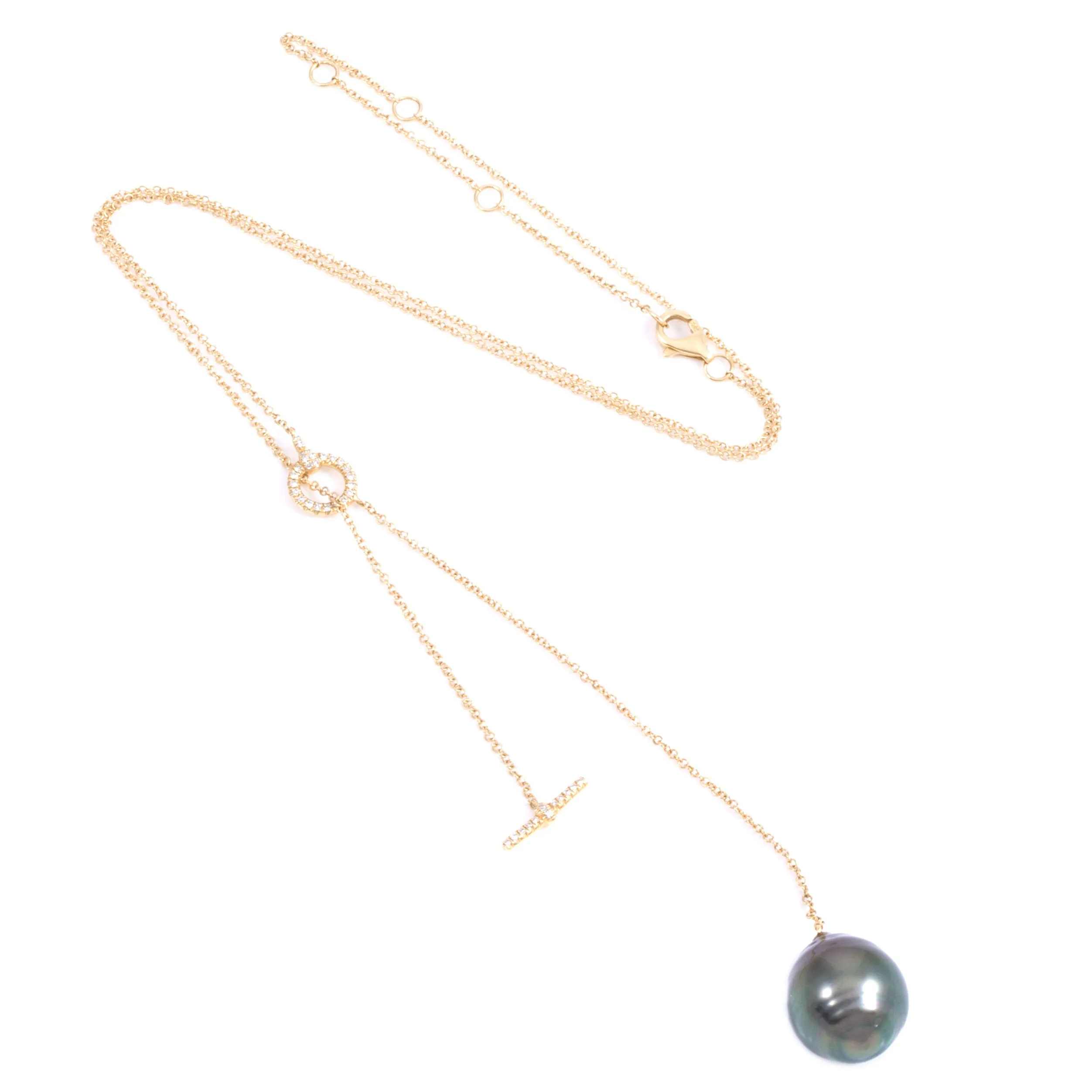 Pearl Y Necklace