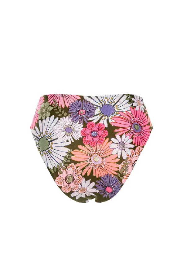 Penelope Reversible Bikini Bottom- Java Drop