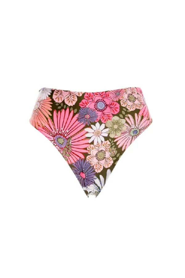 Penelope Reversible Bikini Bottom- Java Drop