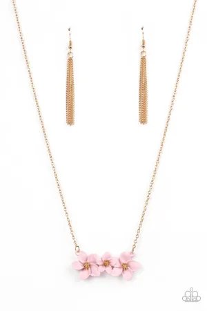 Petunia Picnic - Pink Necklace