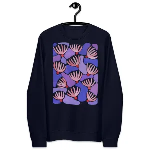 Pink Flowers - Unisex Eco Sweatshirt