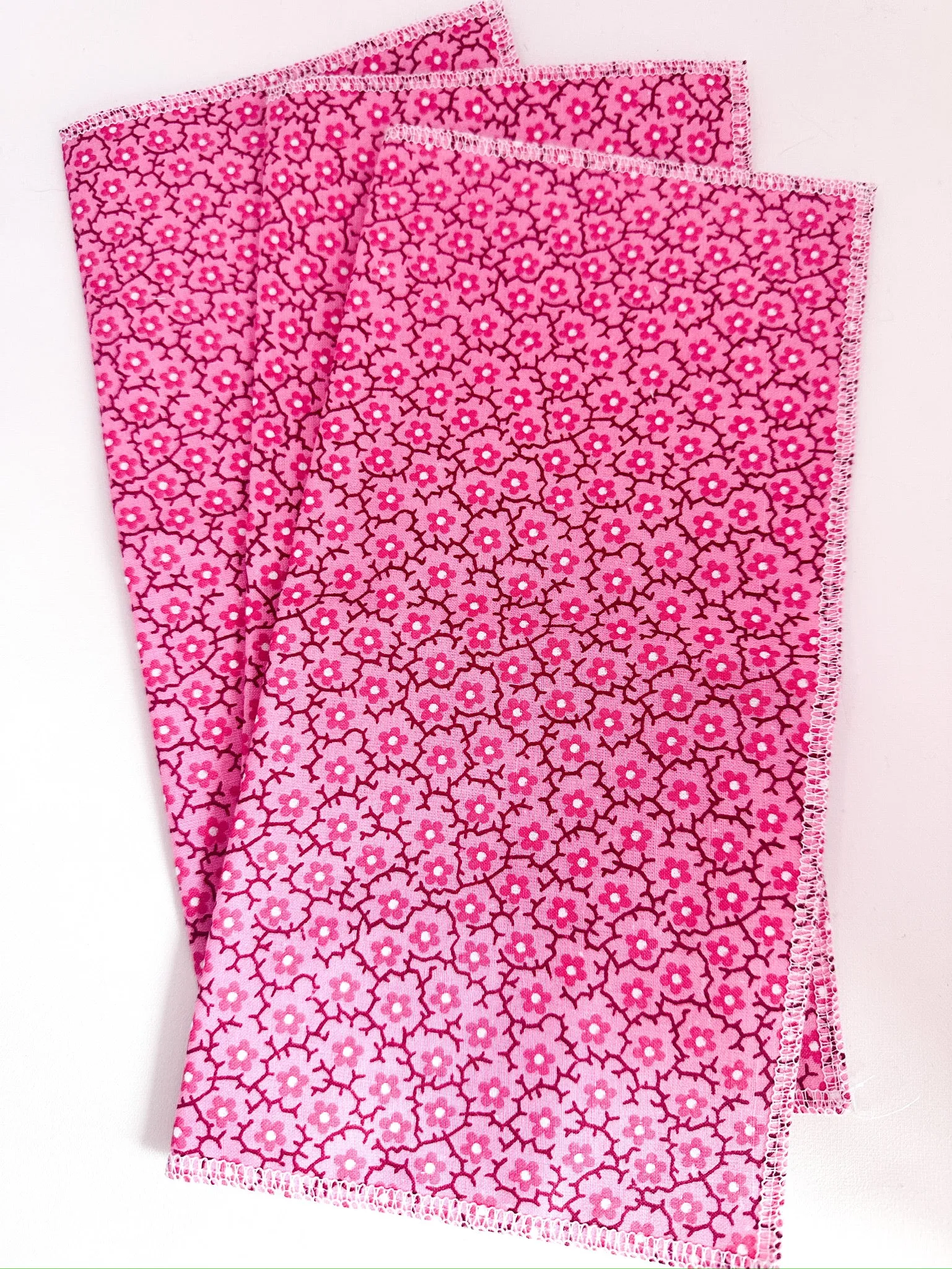 Pink Retro Daisy Napkins