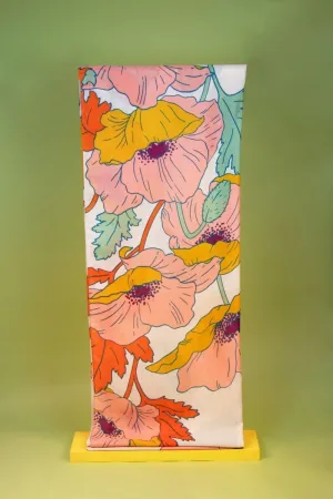 Powder Pastel Summer Poppy Scarf