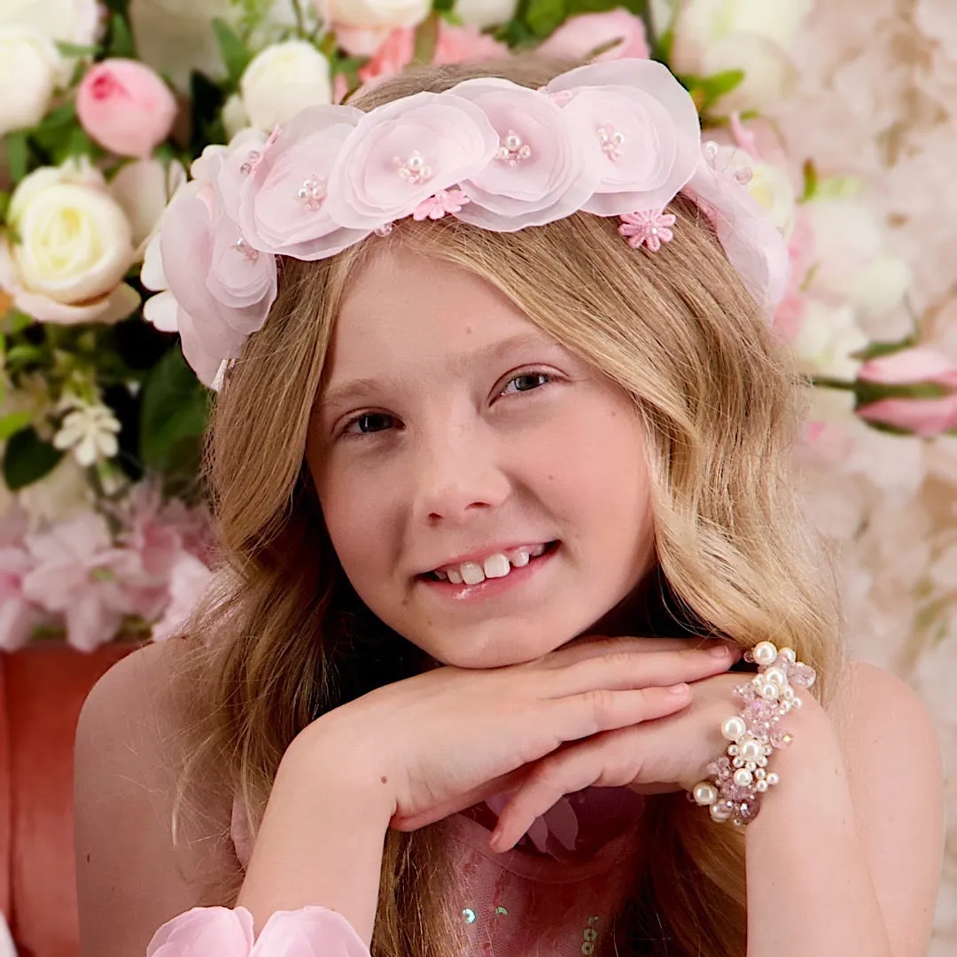 Pretty Pink Poppy Flower Garland