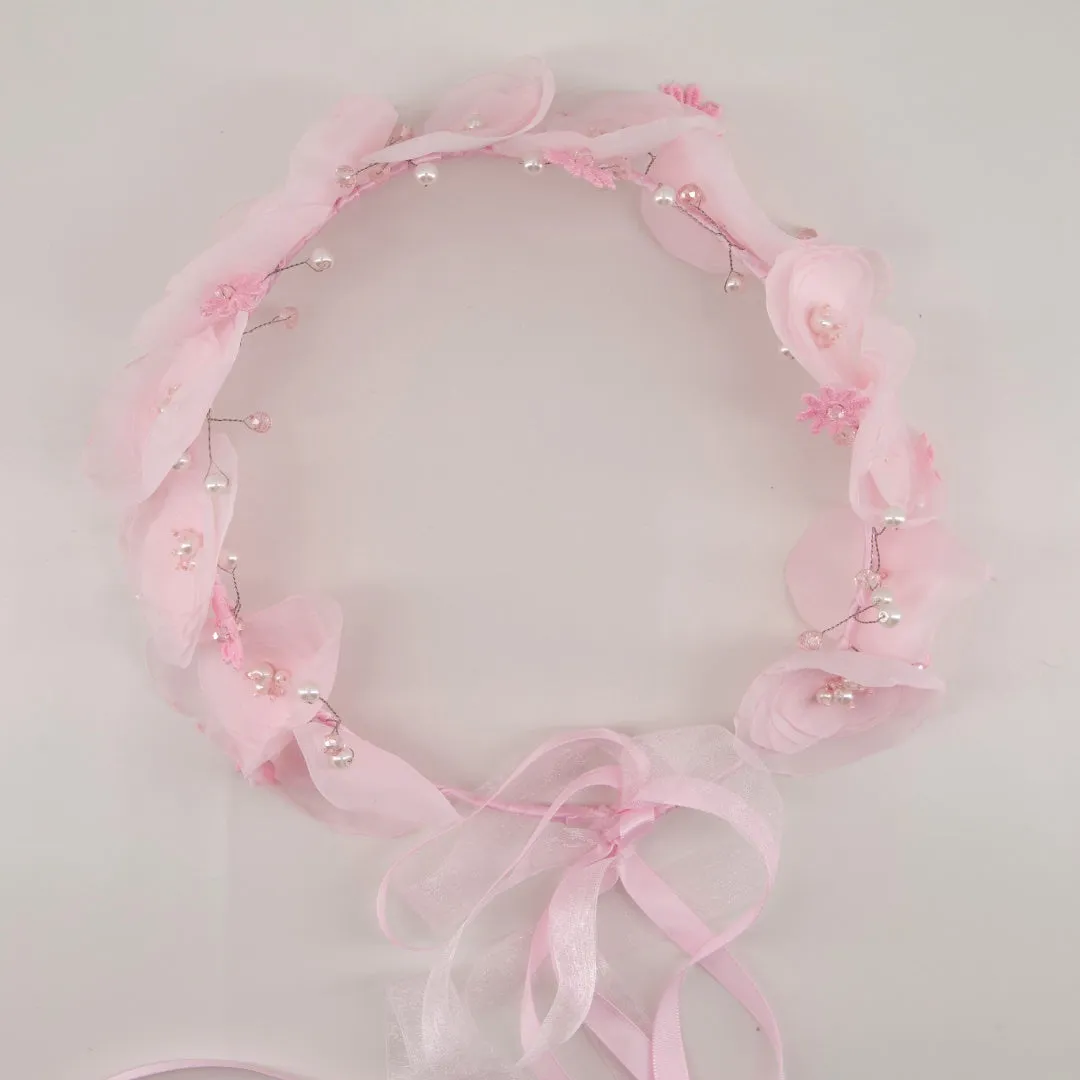 Pretty Pink Poppy Flower Garland