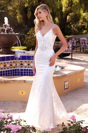 Regal Sparkling Mermaid Wedding Dress 740825TIR