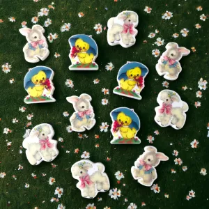 Retro Animal Babies - 6 pair assorted set