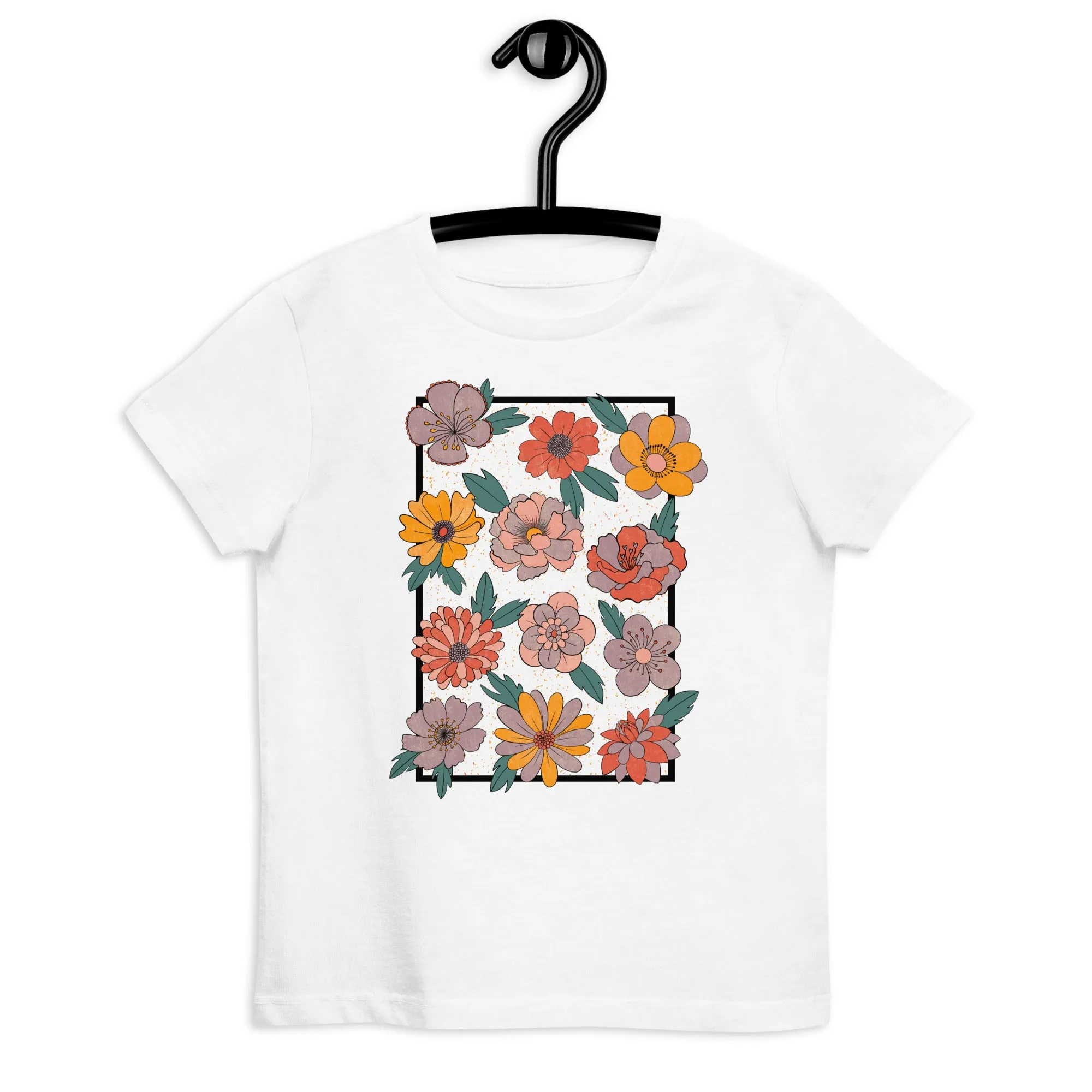 Retro Bloom - Kid's Organic Cotton T-Shirt