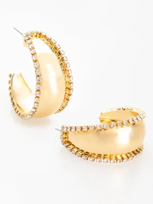 Retro Hoop - Crystal