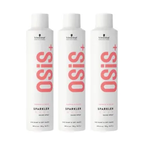 Schwarzkopf OSiS  Sparkler Instant Sparkling Shine Spray 300ml Trio Pack