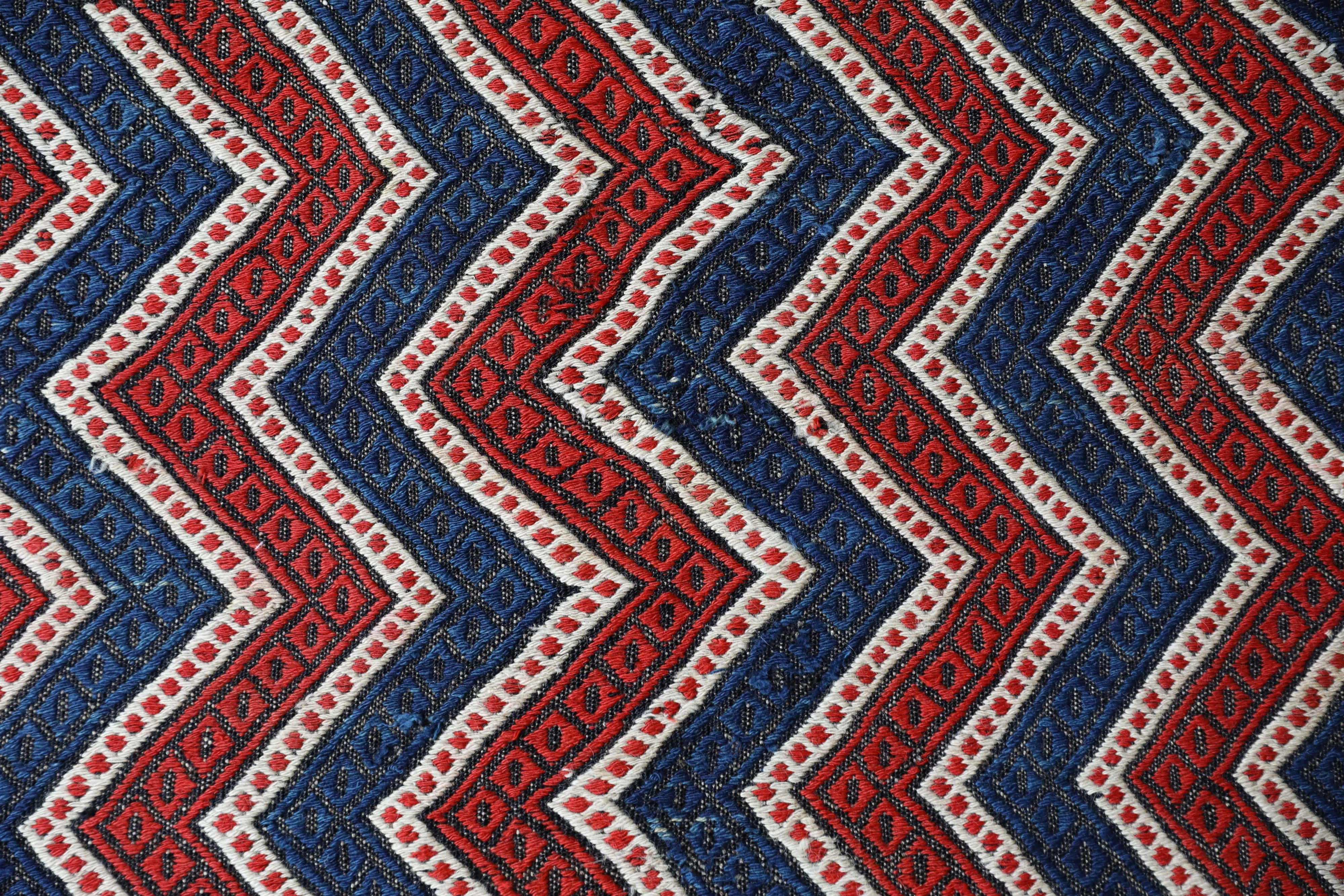 Semi-antique Pergamum Kilim Rug 5'3"x6'9"