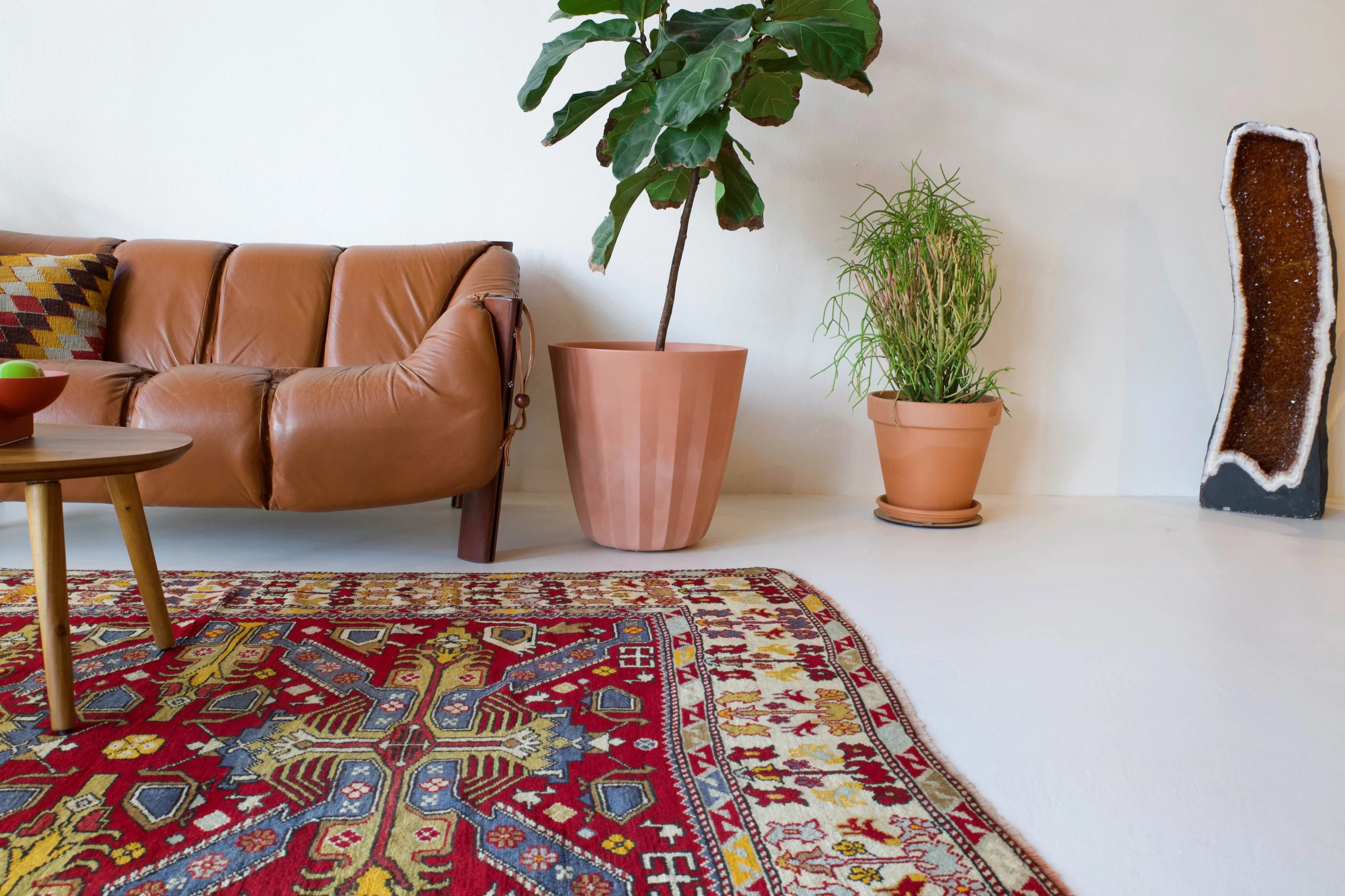 Semi-Antique Western Anatolian Rug 6'7"x9'8"