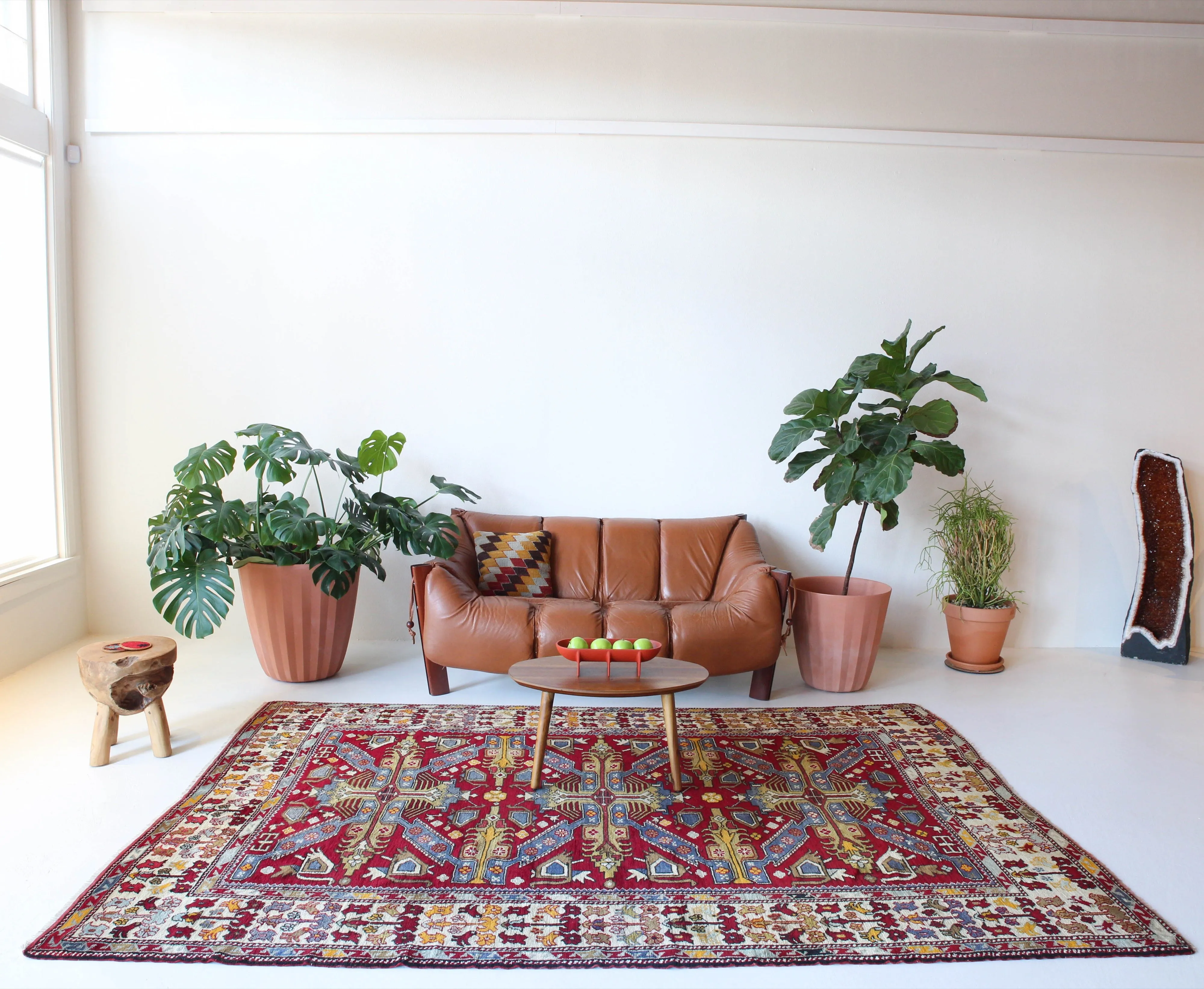 Semi-Antique Western Anatolian Rug 6'7"x9'8"