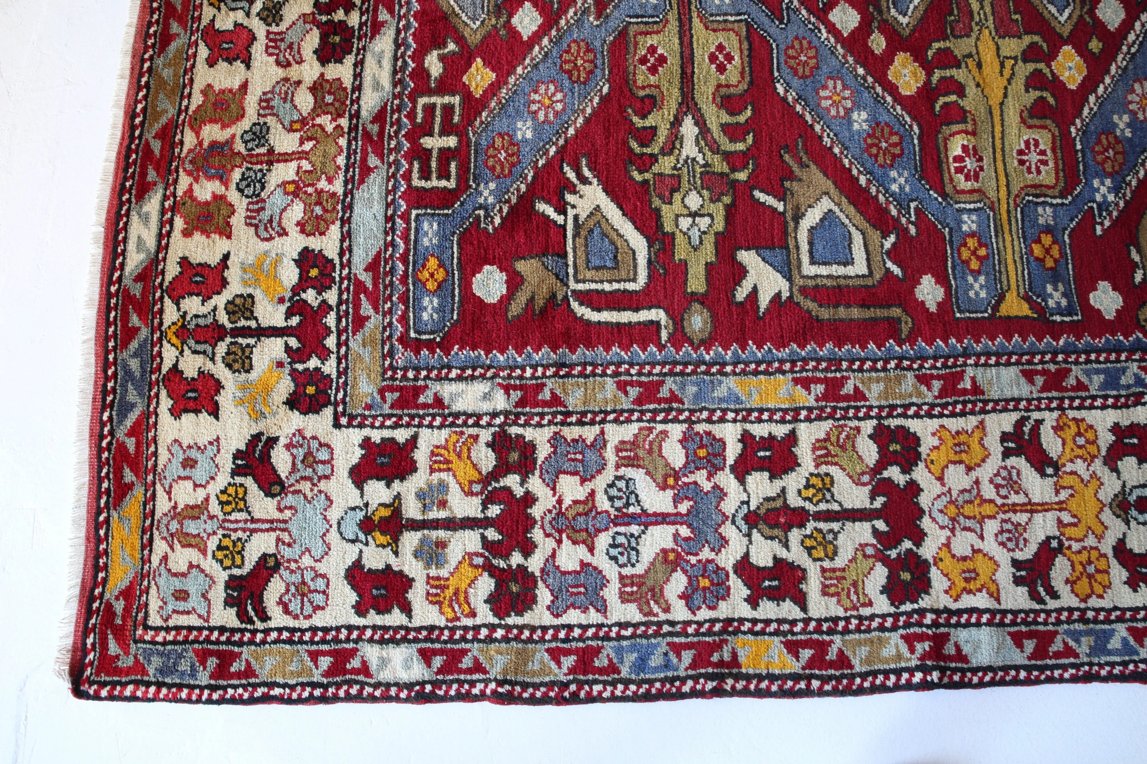 Semi-Antique Western Anatolian Rug 6'7"x9'8"