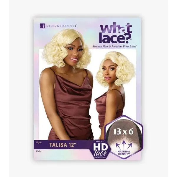 Sensationnel Cloud9 What Lace Human Hair Blend 13x6 Frontal Lace Wig - TALISA 12″