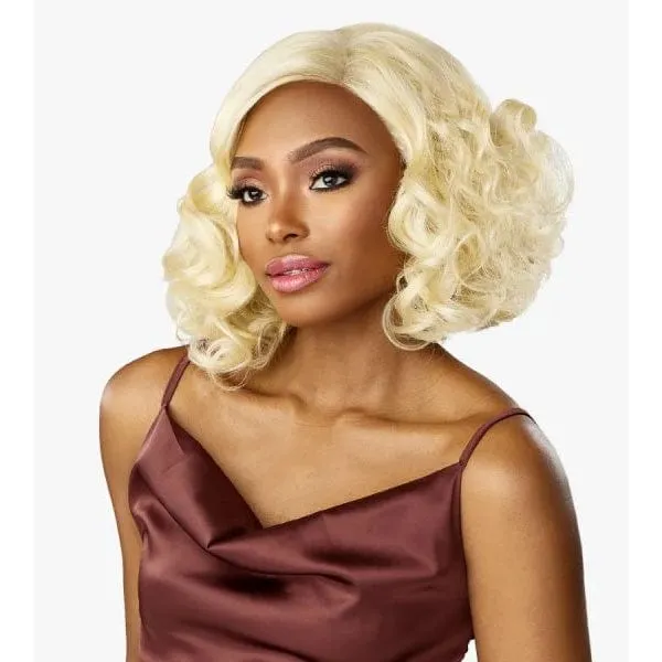 Sensationnel Cloud9 What Lace Human Hair Blend 13x6 Frontal Lace Wig - TALISA 12″