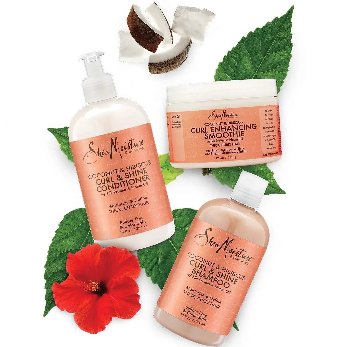 Shea Moisture Coconut and Hibiscus Combination Pack