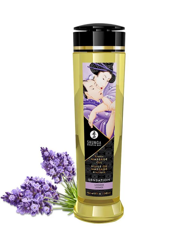 Shunga - Massageolie - Sensation Lavender - 240 ml