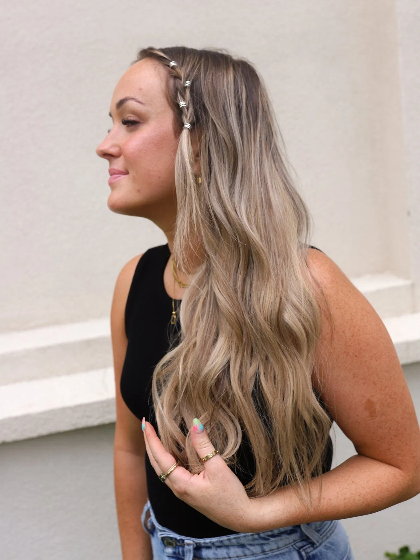 SILVER BRAID CUFFS