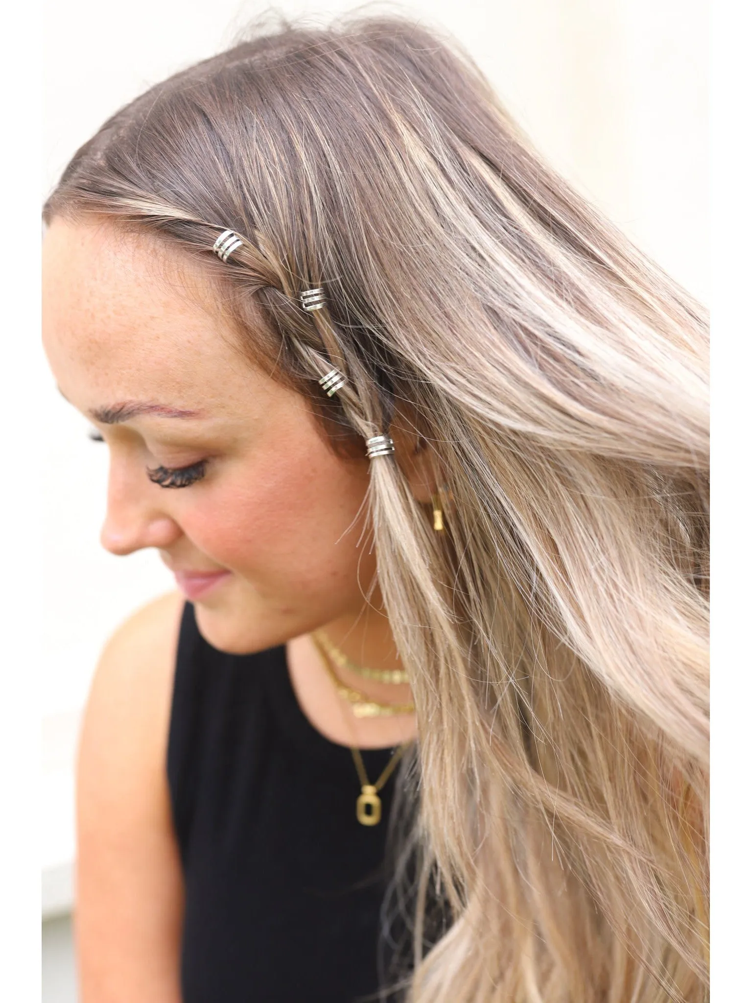 SILVER BRAID CUFFS