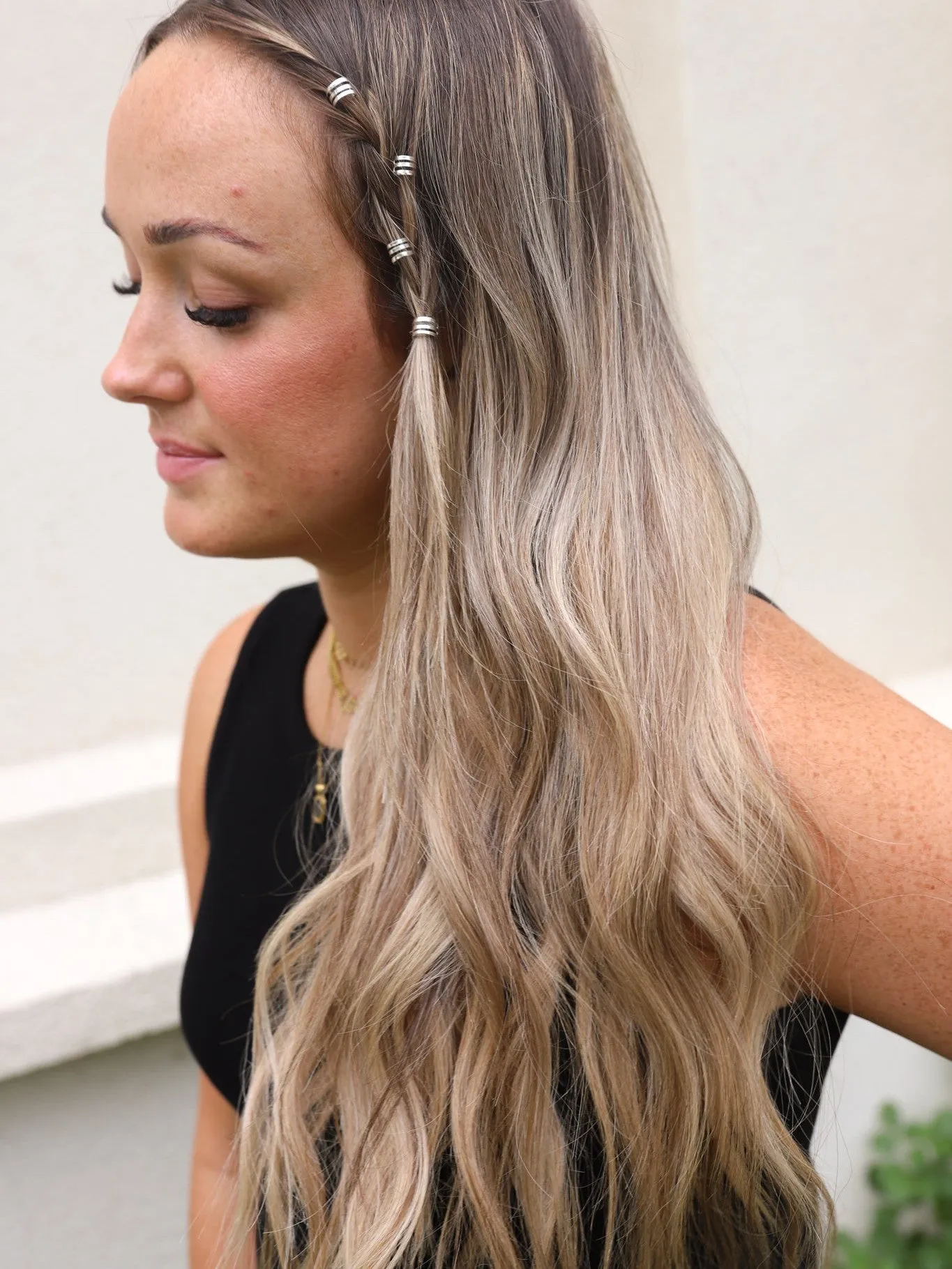 SILVER BRAID CUFFS