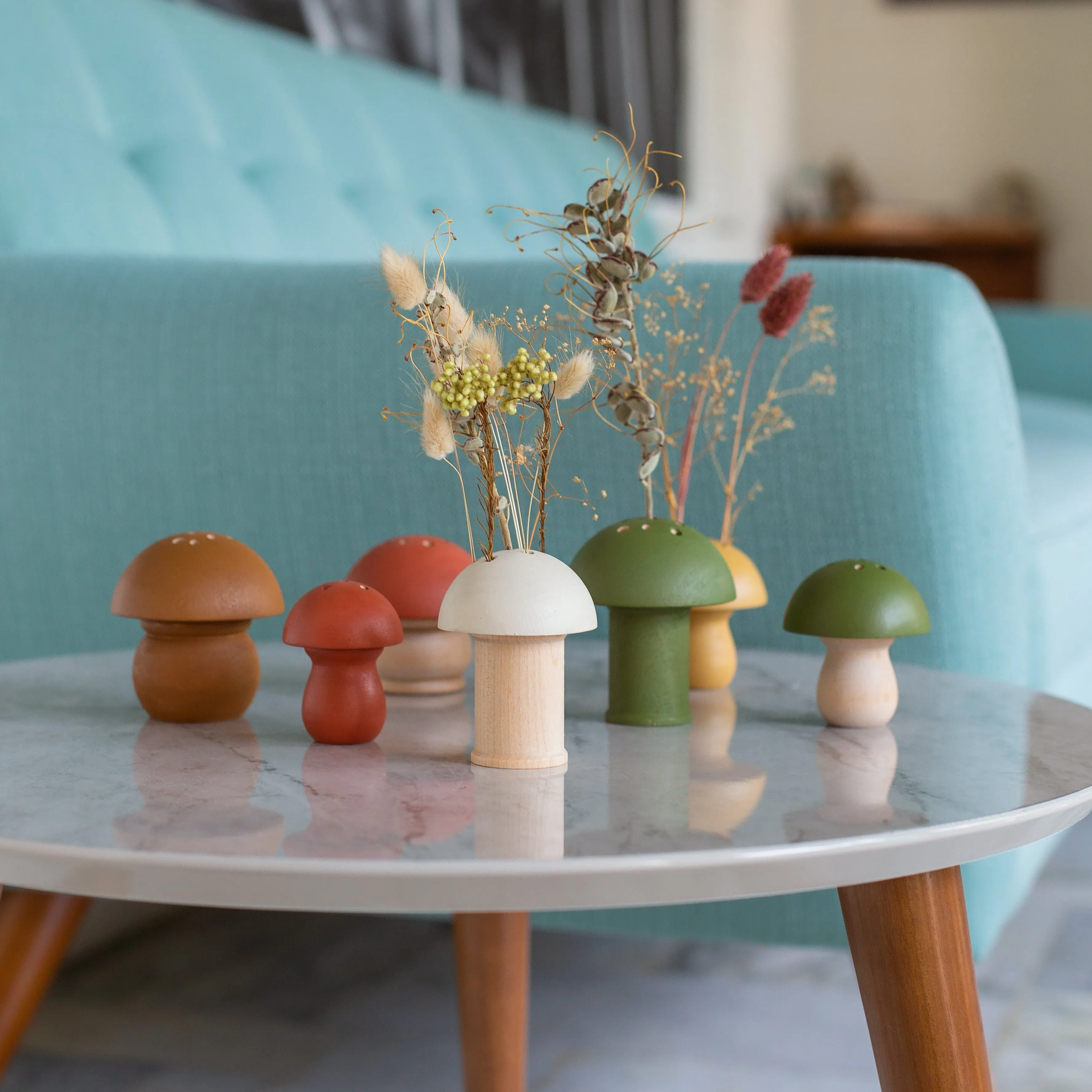 Small Mushroom Vase - Tall Base