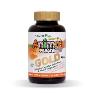 Sol Animal Parade gold-children de Multivitamínico y mineral sabor naranja NATURE 's, 097467299368, 1, 1