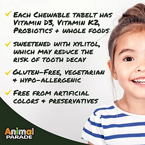 Sol Animal Parade gold-children de Multivitamínico y mineral sabor naranja NATURE 's, 097467299368, 1, 1