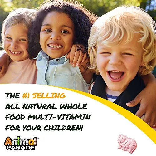 Sol Animal Parade gold-children de Multivitamínico y mineral sabor naranja NATURE 's, 097467299368, 1, 1