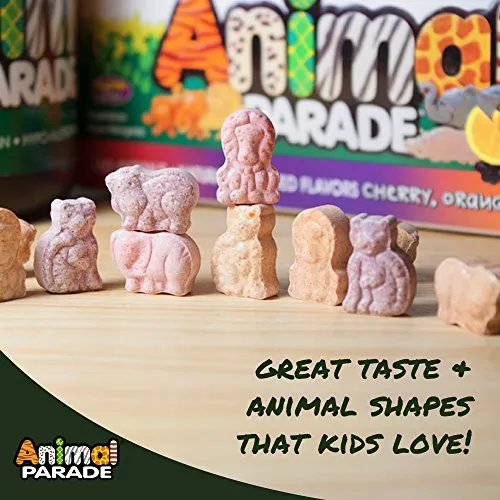 Sol Animal Parade gold-children de Multivitamínico y mineral sabor naranja NATURE 's, 097467299368, 1, 1