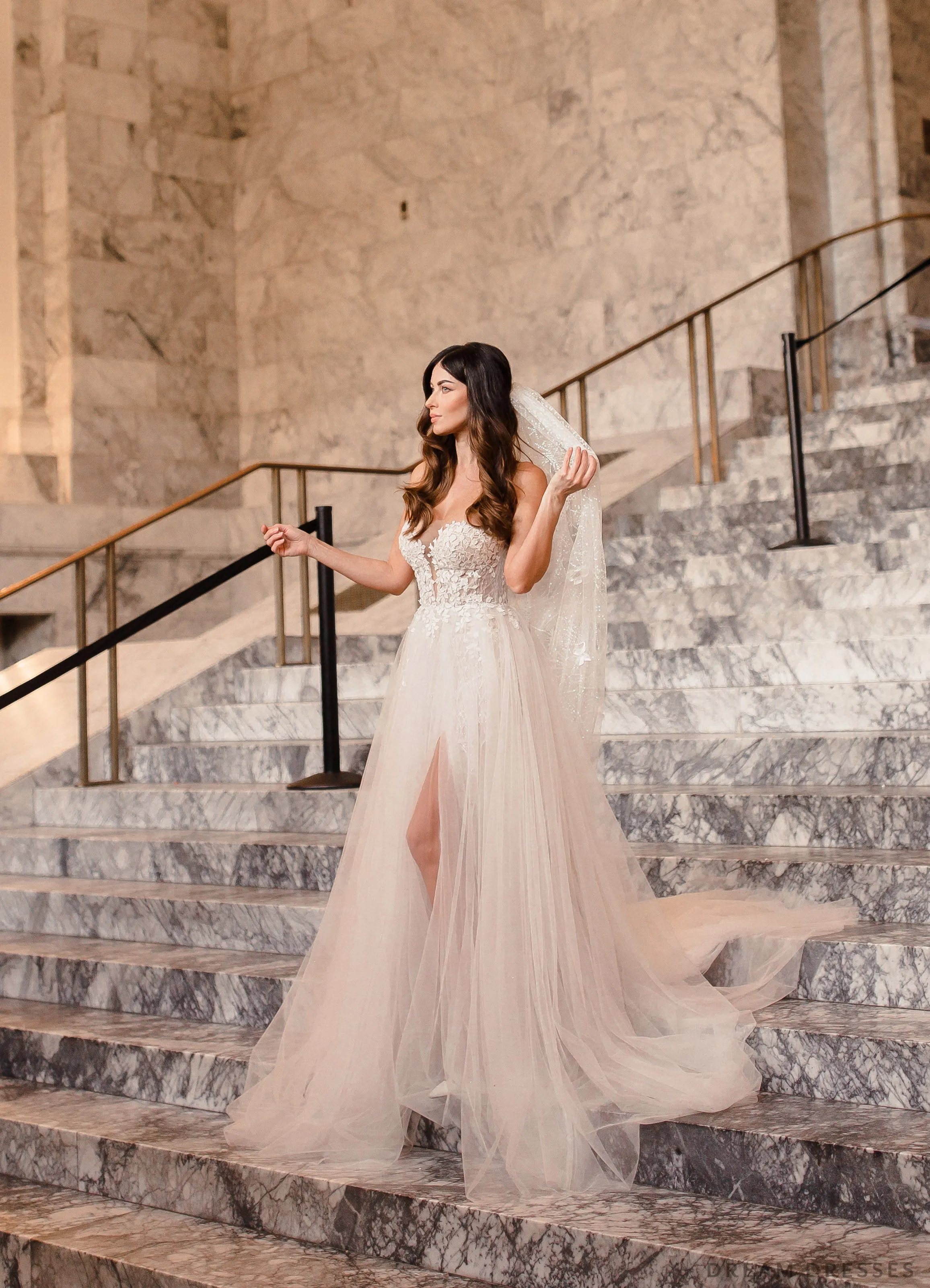 Sparkling Floral Veil (#Zena)
