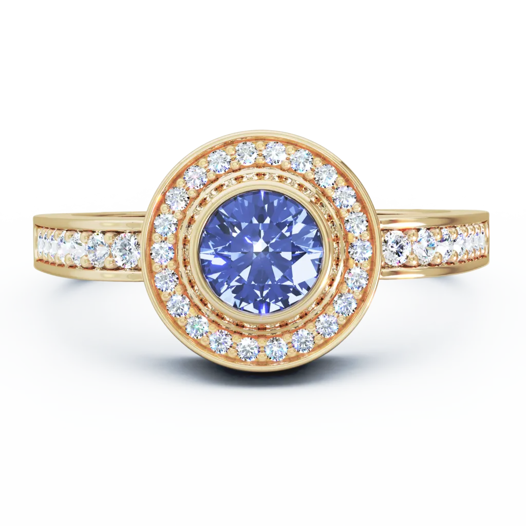 Sparkling Mystere Cremation Ring