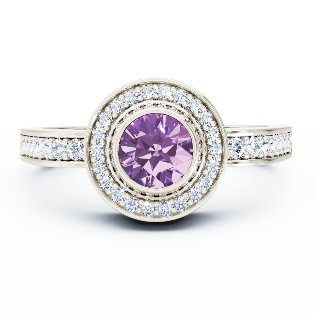 Sparkling Mystere Cremation Ring