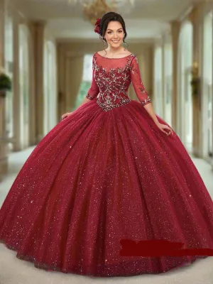 Sparkling Tulle Ballgown