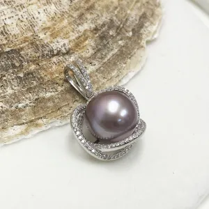 Stella Fresh Water Cage Pearl Pendant