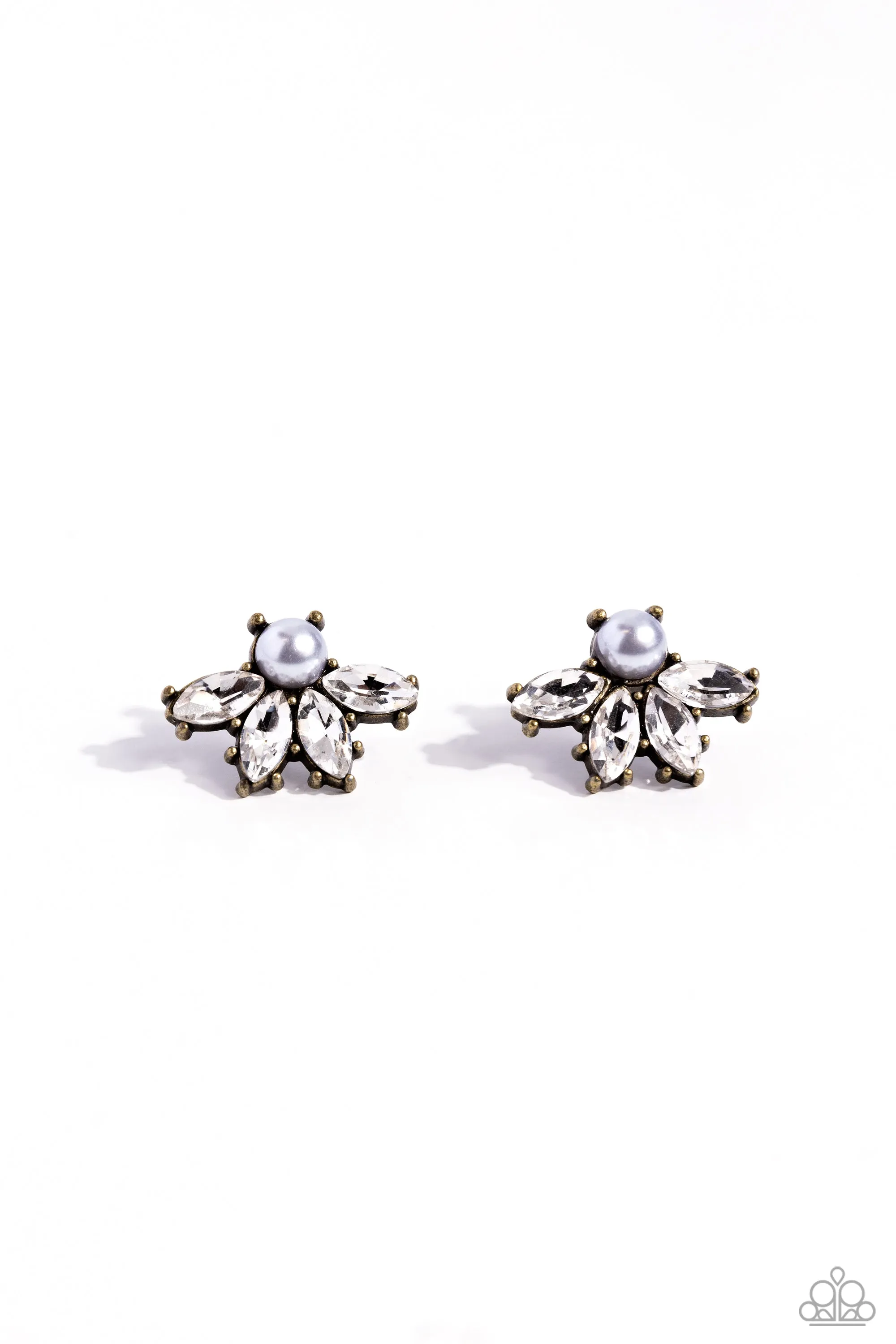 Stellar Showcase - Brass Post Earring