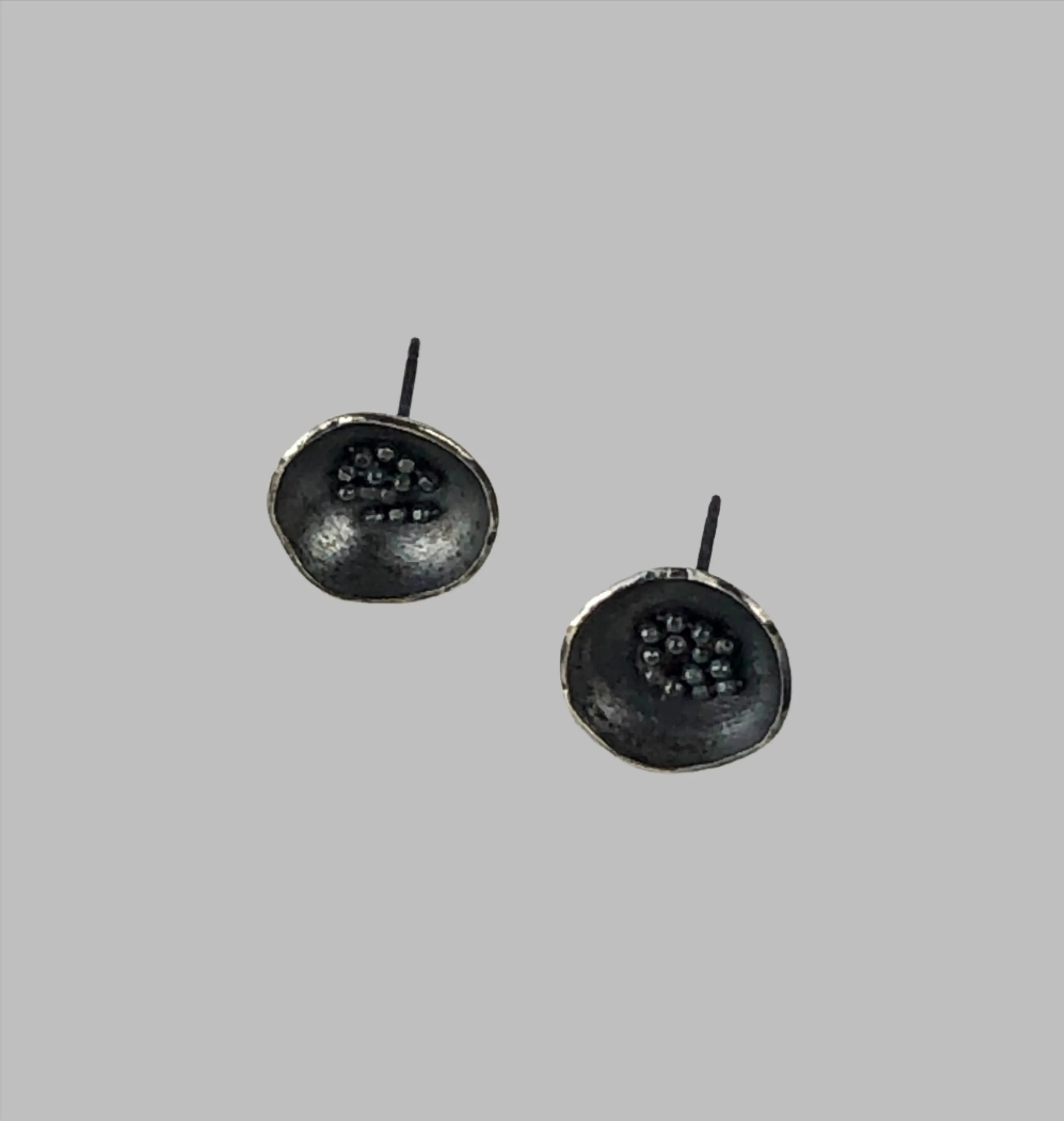Sterling Silver Flower Earrings