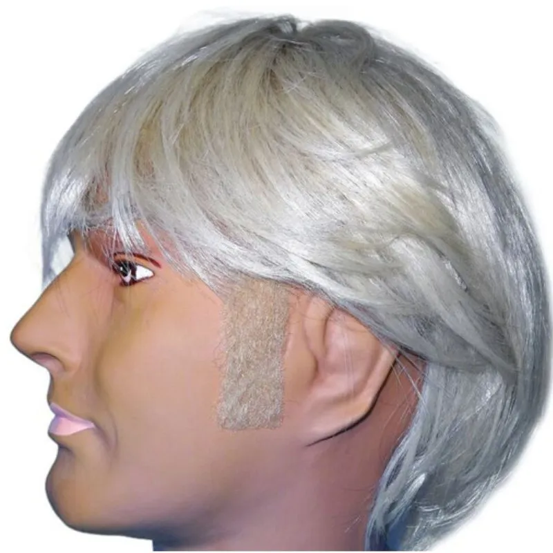 Straight Sideburns Human Hair