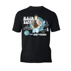 Stranger Things Retro Steve Harrington Pose Spray Warning Hair Tips Original Men's T-Shirt