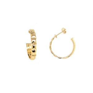 Studded Hoop Earrings