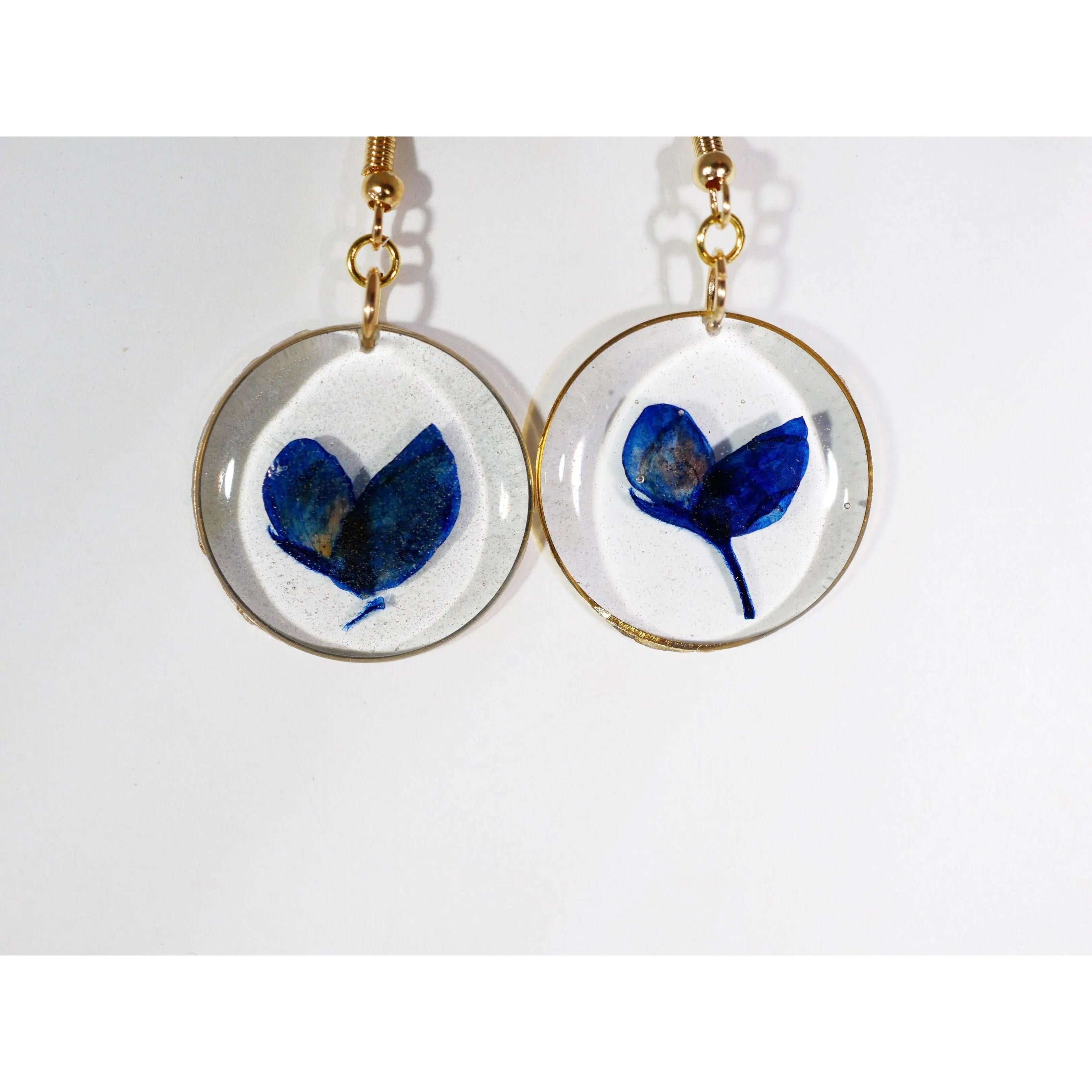 Texas Bluebonnet Petal Dangle Earrings