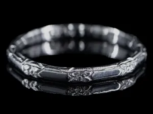 The Amelia Band in 14K White Gold