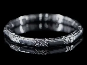 The Amelia Band in 18K White Gold