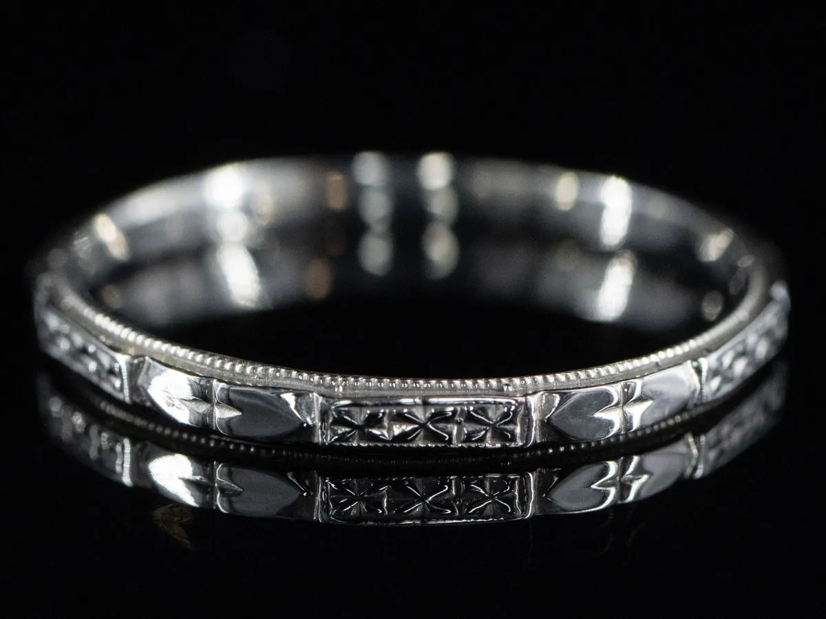 The Cora Band in 14K White Gold
