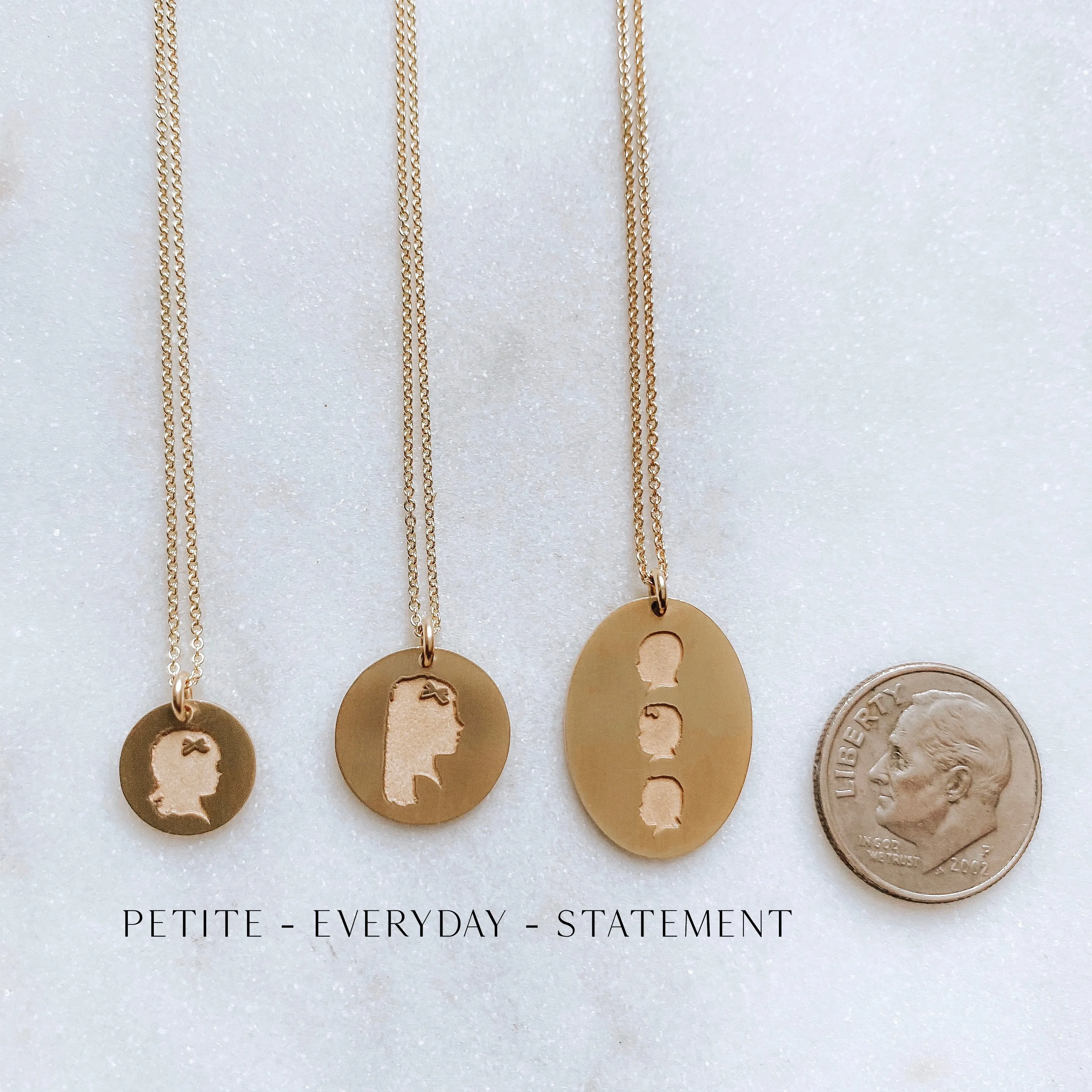 The Dainty Silhouette Coin Bracelet