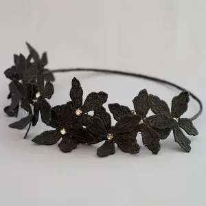 The Midnight Fairy Diamante Designer Hair Garland