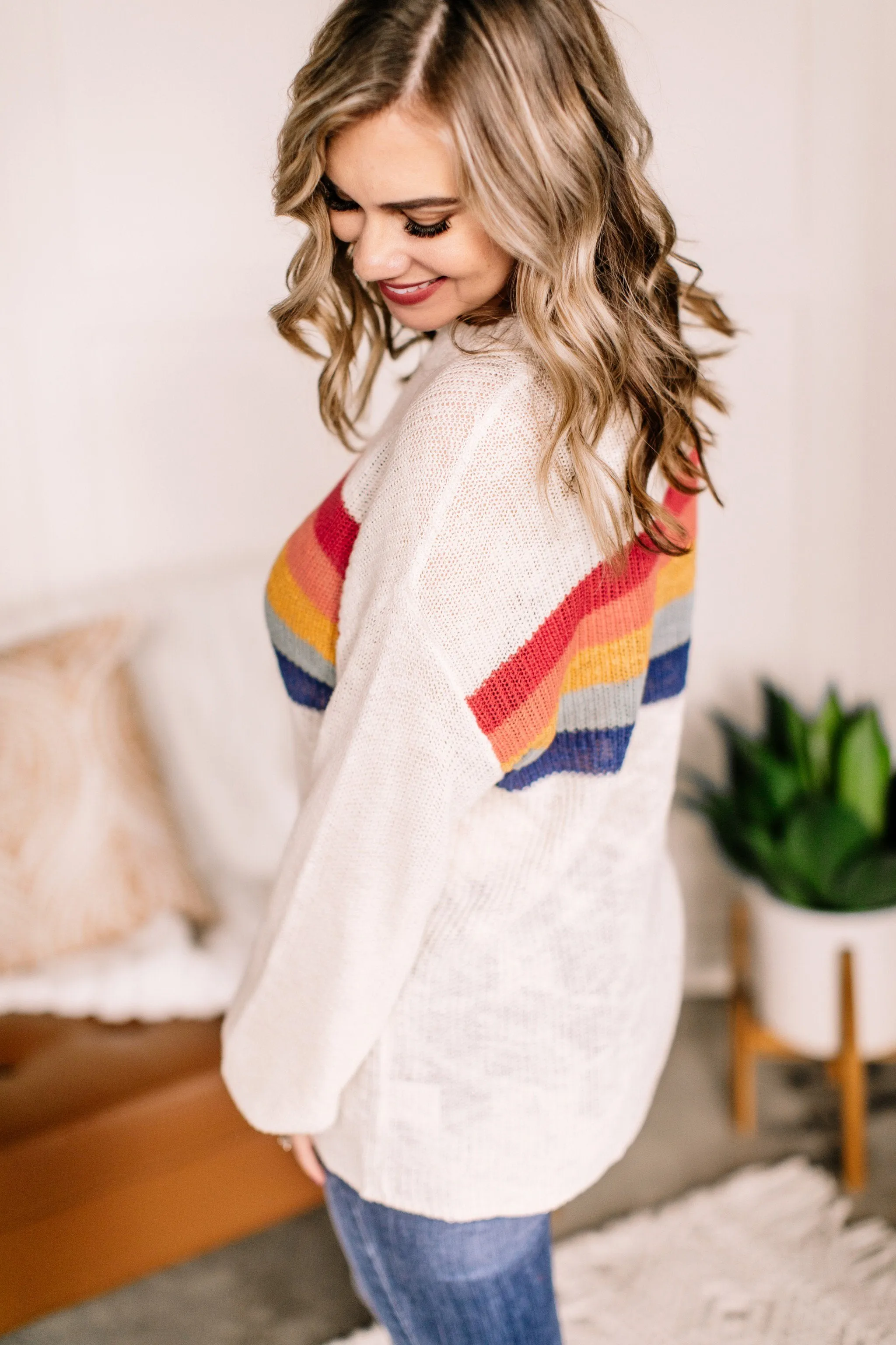 Three's Company Crew Neck Sweater