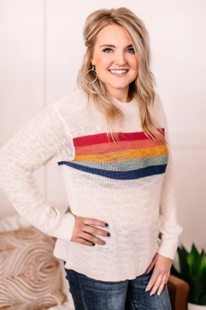 Three's Company Crew Neck Sweater