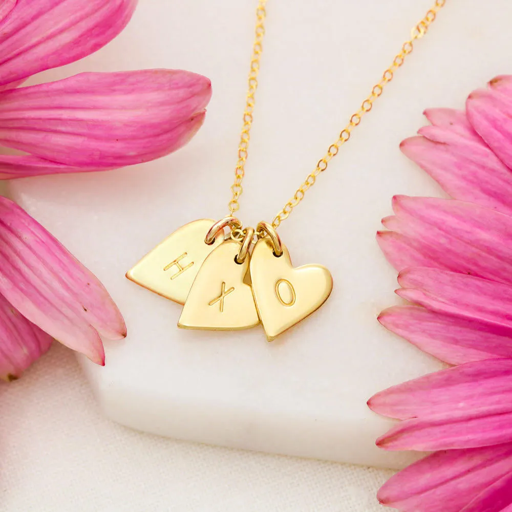 To My Bestie for St. Patrick's Day-Engraved Charms Necklace